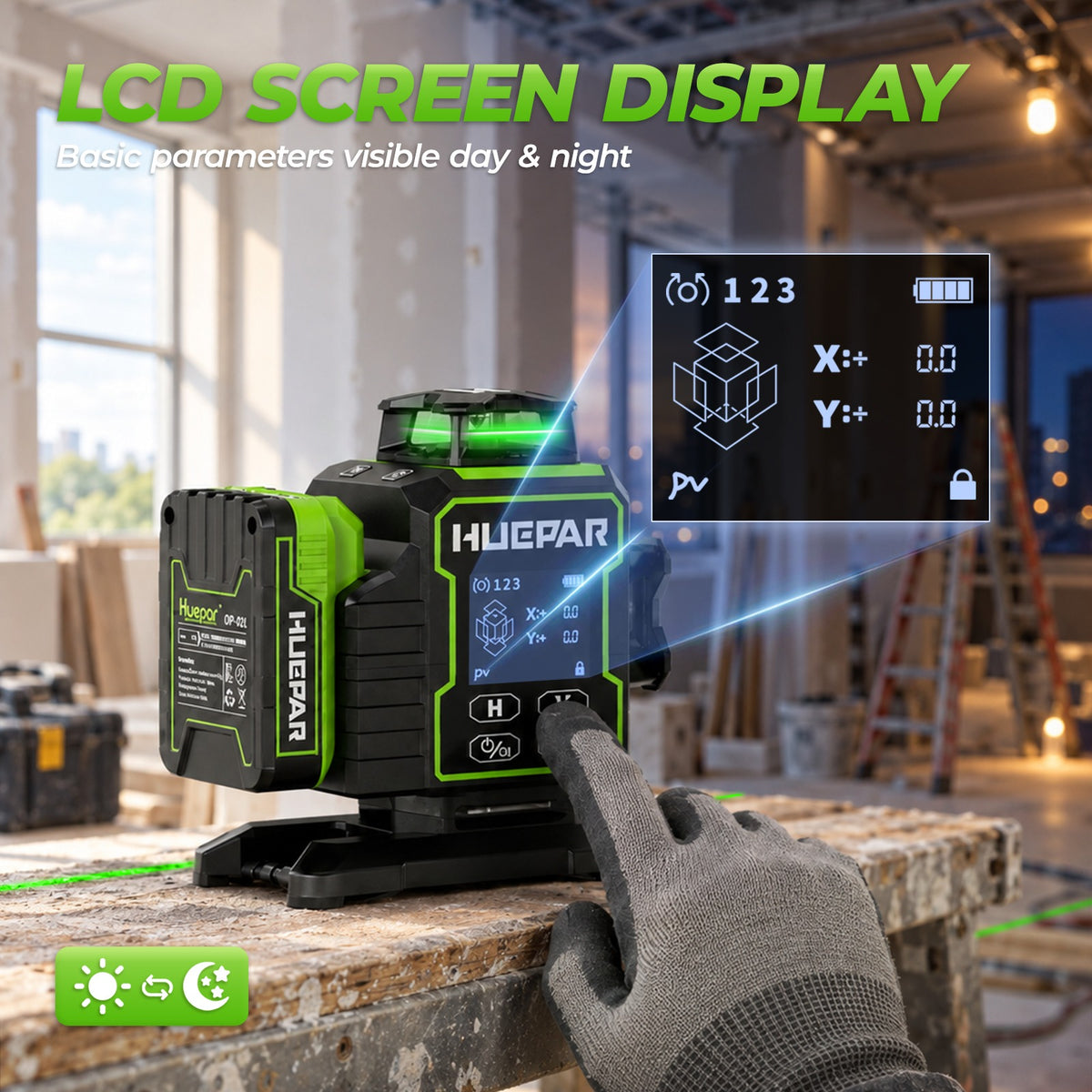 Niveau Laser Huepar W04CG