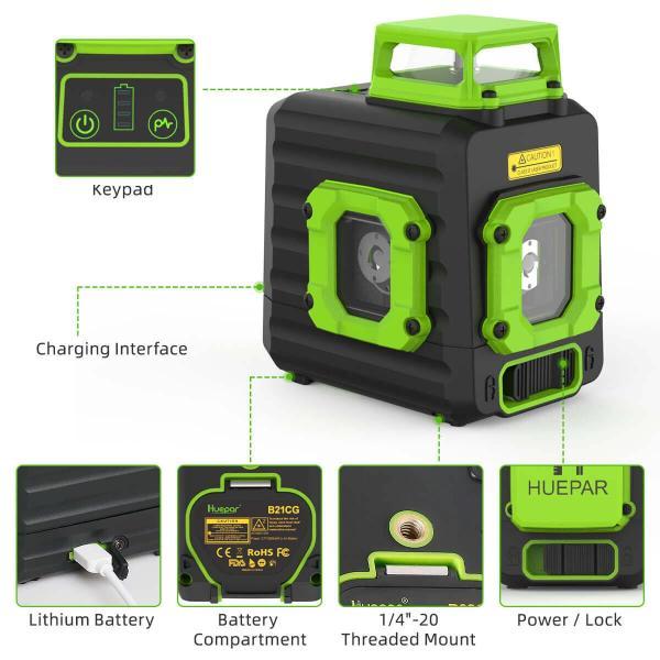 Niveau laser croix automatique 2