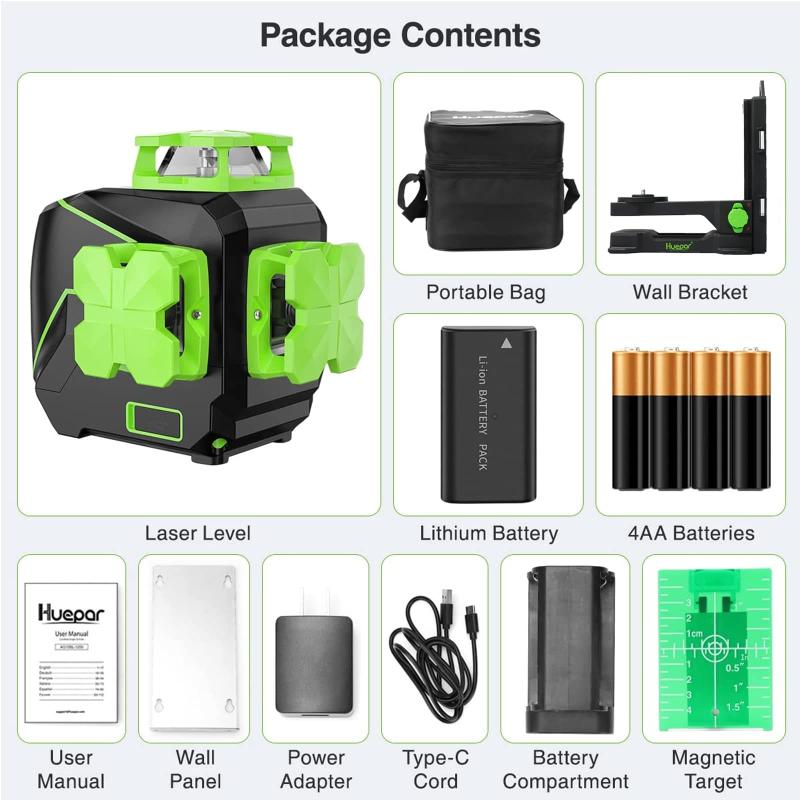 Huepar S03CG-L HUEPAR FR - Niveau laser