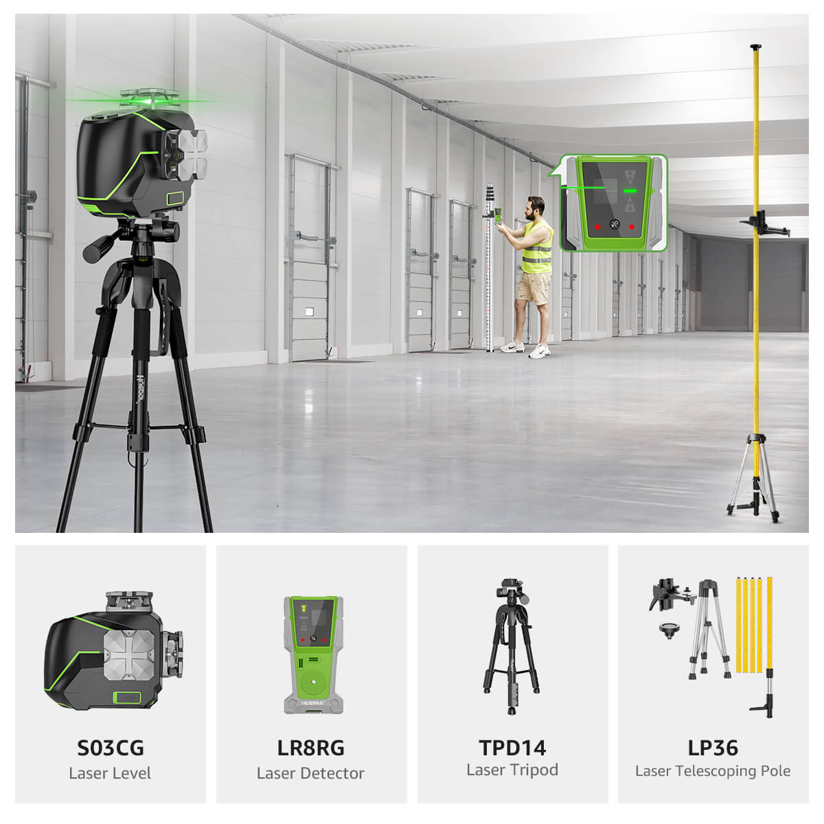 Huepar S03CG Kit Pro