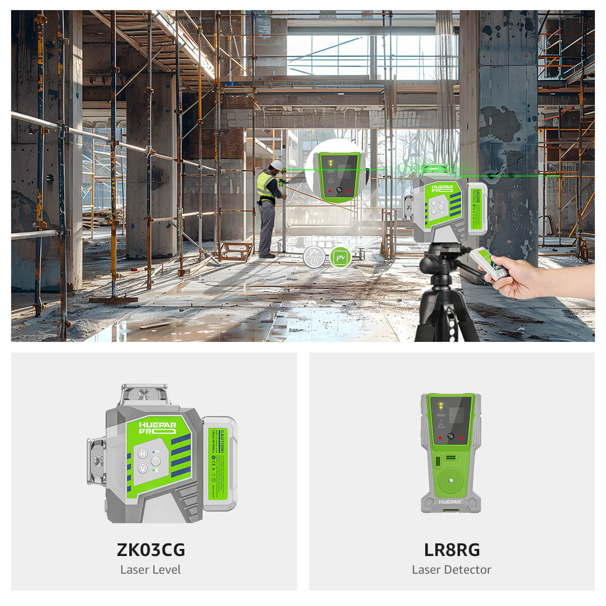 Huepar ZK03CG Kit de Démarrage