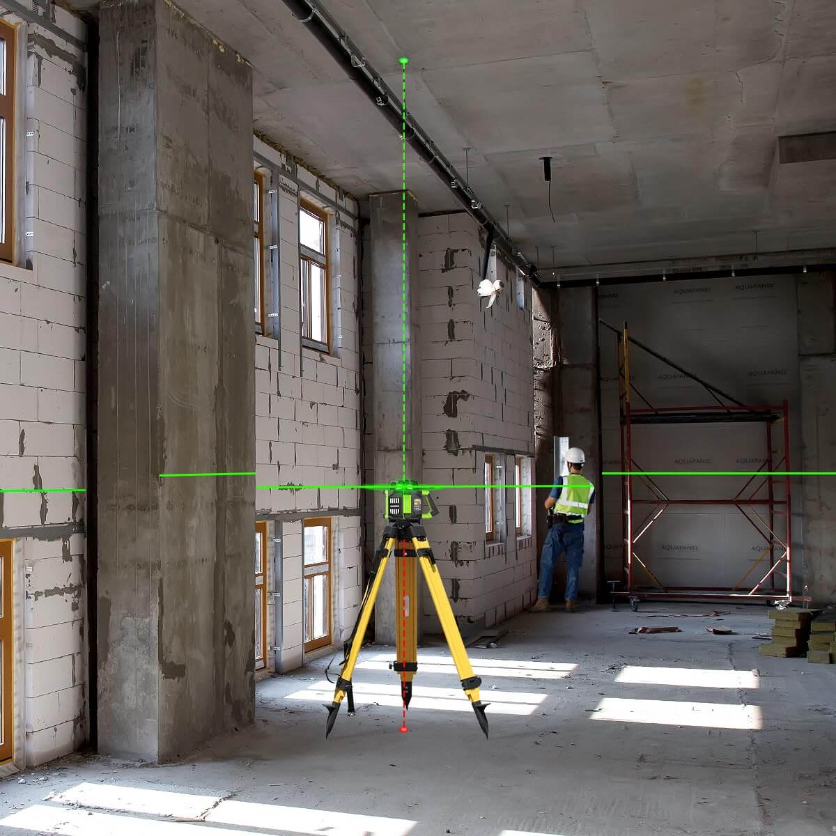 Niveau Laser Rotatif Huepar RL300HVG