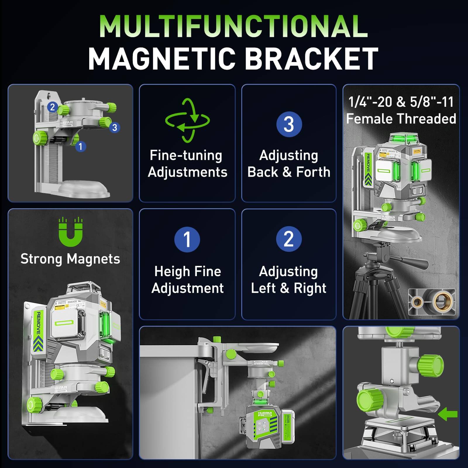 Niveau Laser Huepar Pro ZK03CG