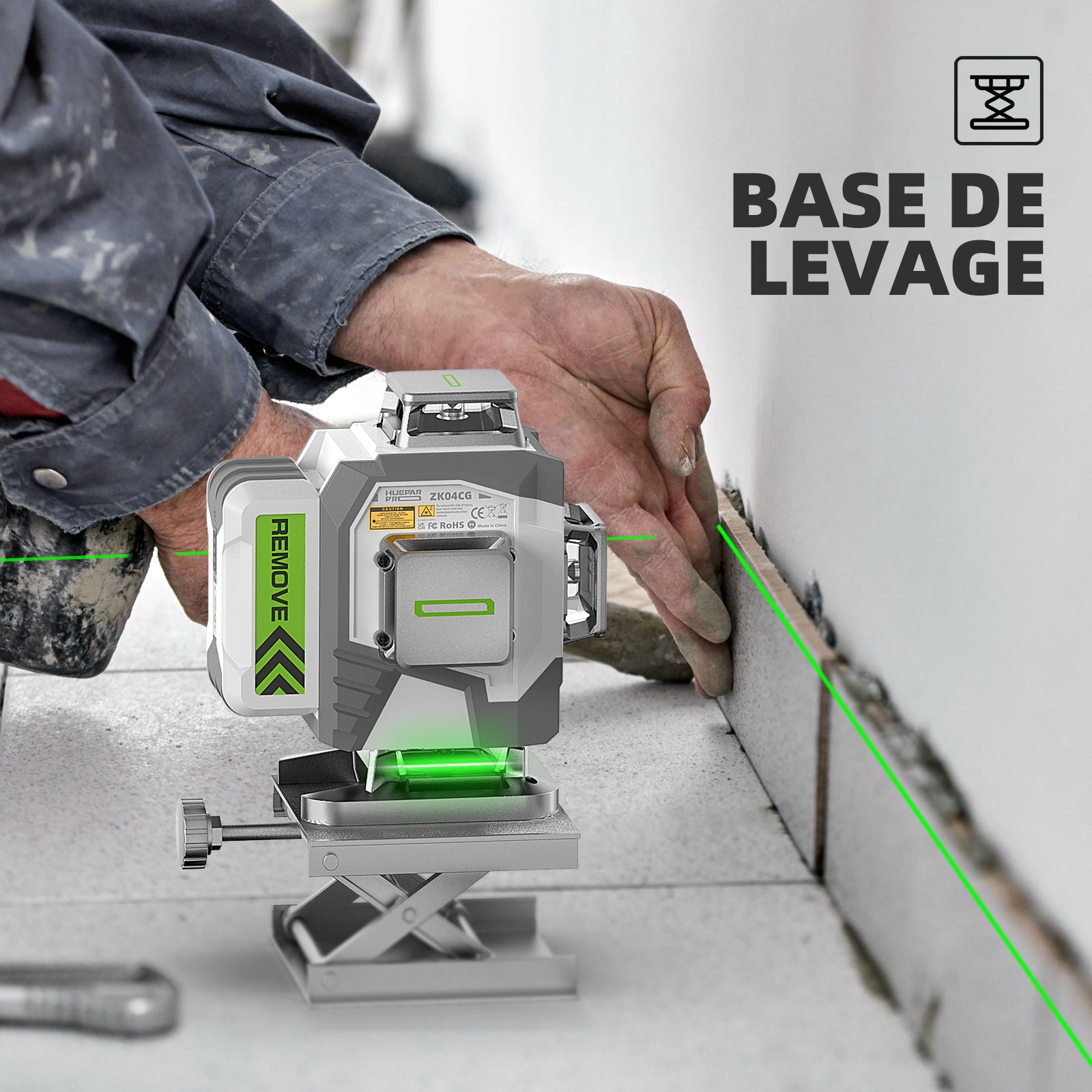 Niveau Laser Huepar Pro ZK04CG