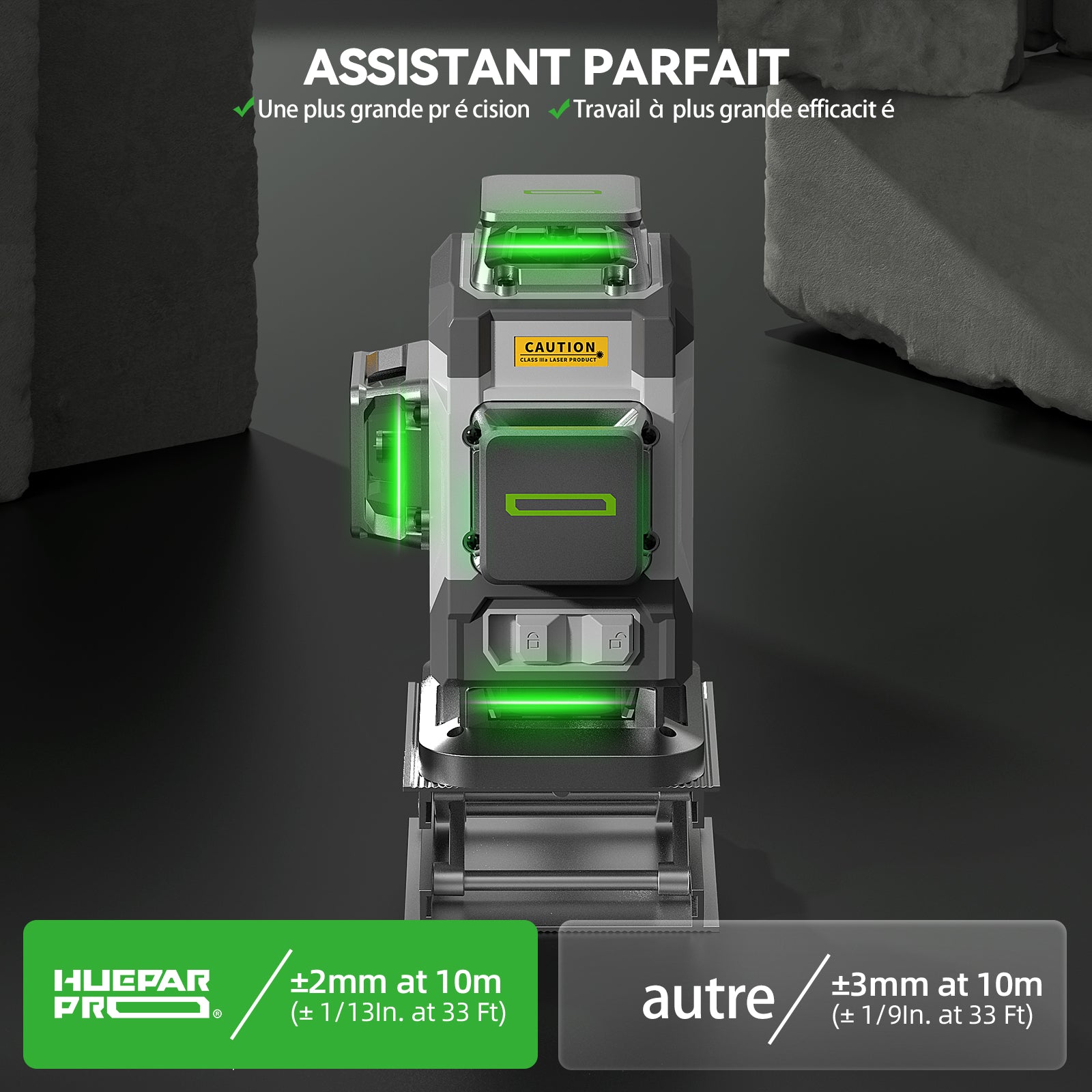 Niveau Laser Huepar Pro ZK04CG