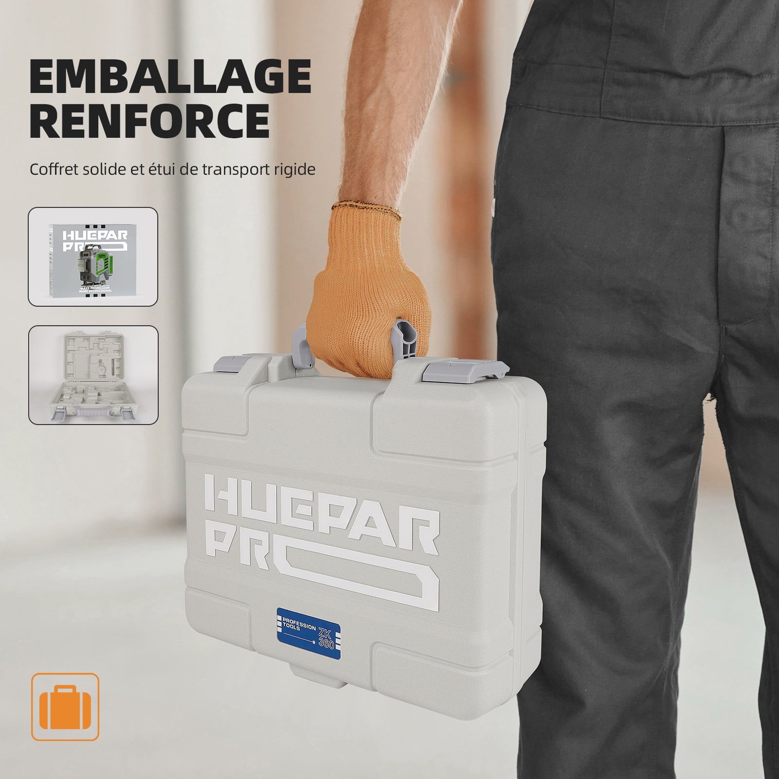 Niveau Laser Huepar Pro ZK04CG