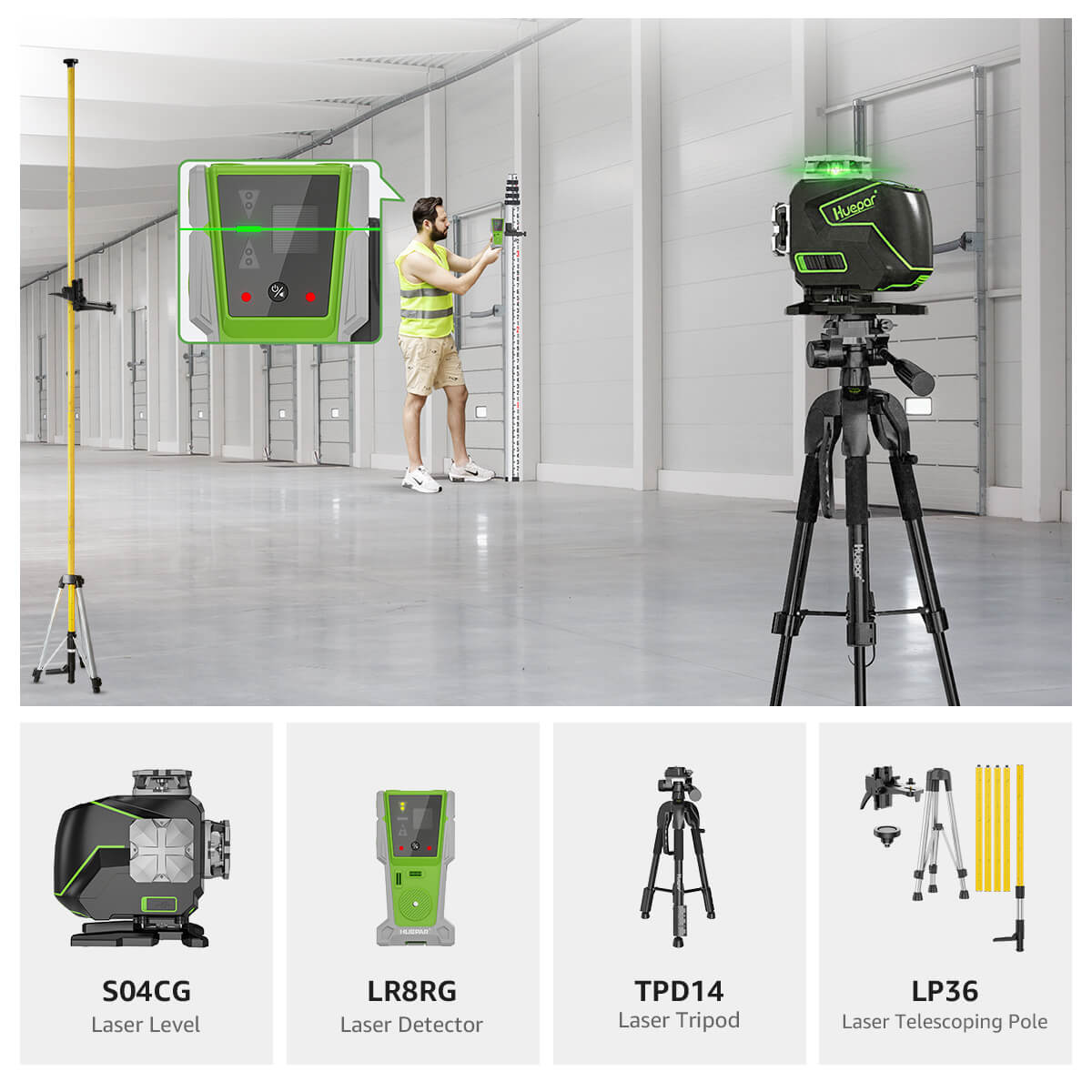 Huepar S04CG Kit Pro